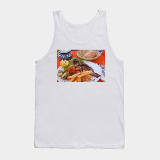 Morocco. Essaouira. Lunch. Tank Top